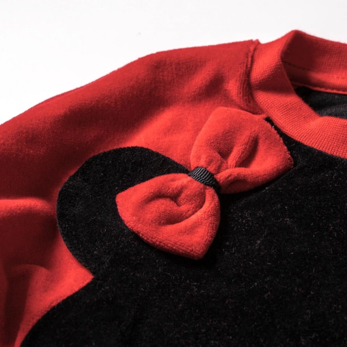 Παιδικό σετ πιτζάμα Like Mouse κόκκινο ελληνικές πιτζάμες για κορίτσια επώνυμες Online 5