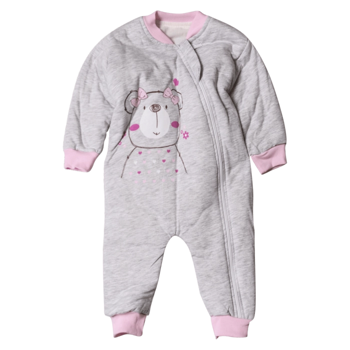 Βρεφικό φορμάκι εξόδου για Bear γκρι κοριτσίστικα για μωρά μοντέρνα παιδικά ρούχα Online