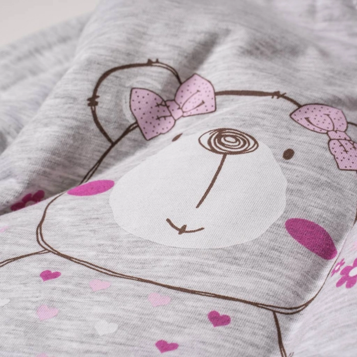 Βρεφικό φορμάκι εξόδου για Bear γκρι κοριτσίστικα για μωρά μοντέρνα παιδικά ρούχα Online 4