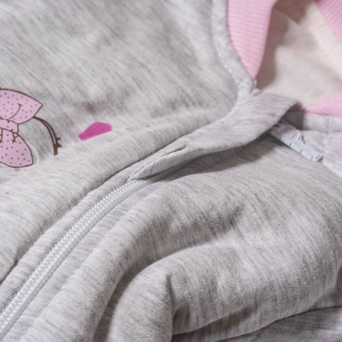 Βρεφικό φορμάκι εξόδου για Bear γκρι κοριτσίστικα για μωρά μοντέρνα παιδικά ρούχα Online 5