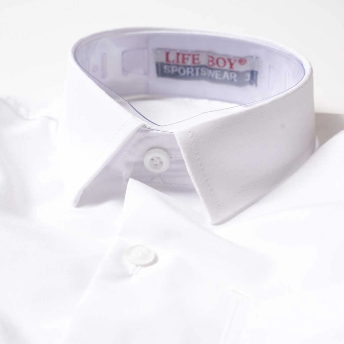 Παιδικό πουκάμισο για αγόρια Life Boy Λευκό 1