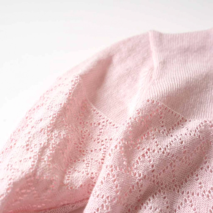 Βρεφική ζακέτα για κορίτσια Minora Embroidery Ροζ 1
