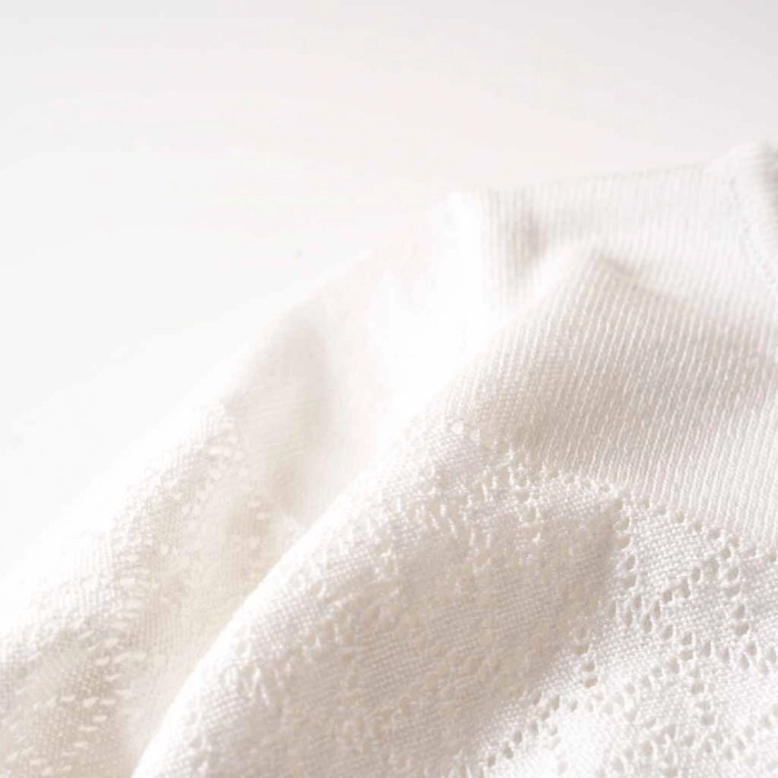 Βρεφική ζακέτα για κορίτσια Minora Embroidery Άσπρο 1