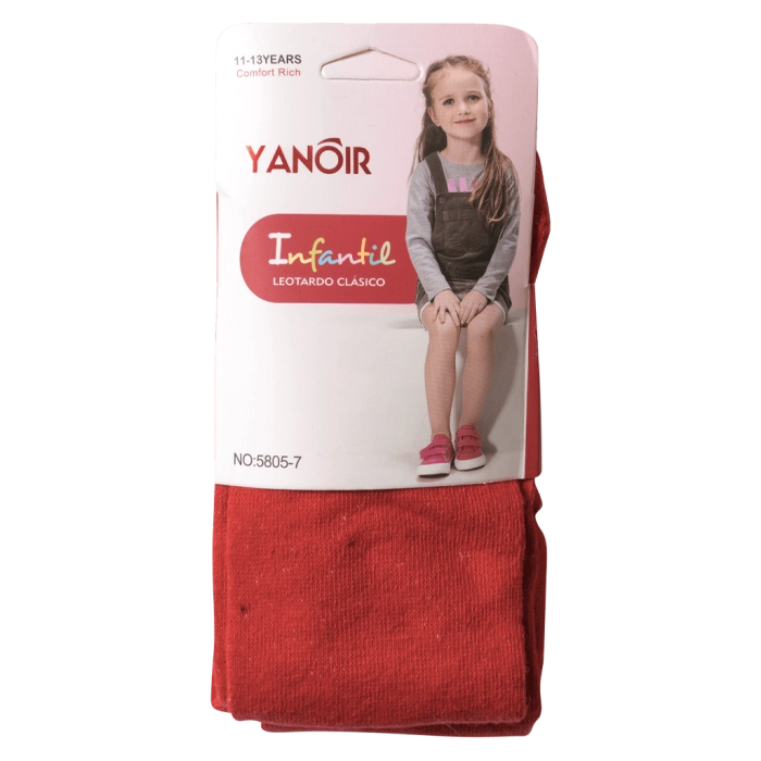 Παιδικό καλσόν για κορίτσια Yanoir Κόκκινο2