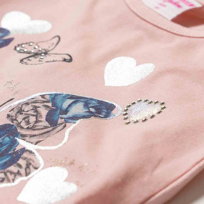 Παιδικό σετ New College για κορίτισια You Fabulus ροζ κοριτσίστικα ελληνικά επώνυμα παιδικά ρούχα online χρονών σχέδιο