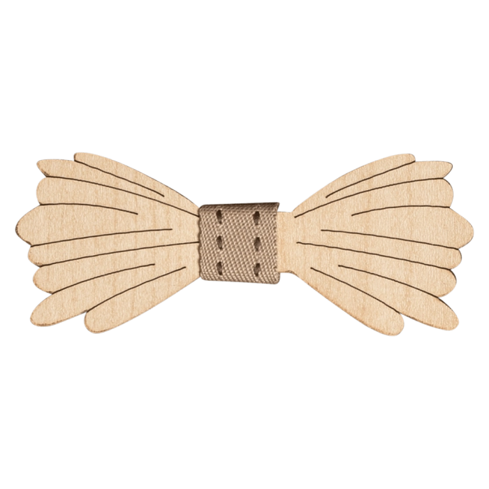 Παιδικό ξύλινο παπιγιόν για αγόρια Wings