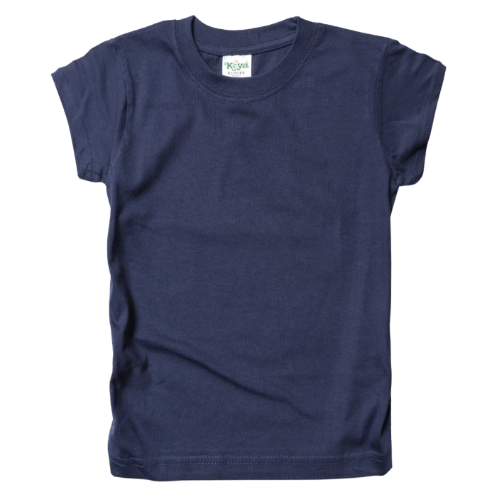 Παιδική μπλούζα μονόχρωμη Basic4 μπλε μπλουζάκια μονόχρωμα για εκδηλώσεις κορίτσια αγόρια ετών κοντομάνικα Online
