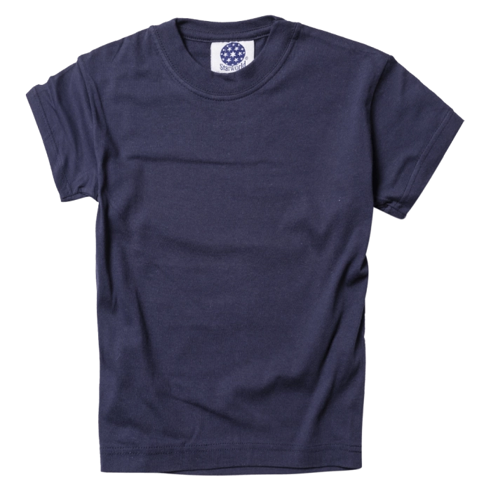 Παιδική μπλούζα μονόχρωμη Basic3 μπλε μπλουζάκια μονόχρωμα για εκδηλώσεις κορίτσια αγόρια ετών κοντομάνικα Online