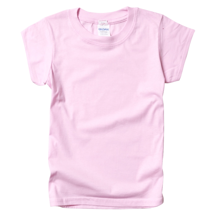 Παιδική μπλούζα μονόχρωμη Basic ροζ μπλουζάκια μονόχρωμα για εκδηλώσεις κοντομάνικα Online