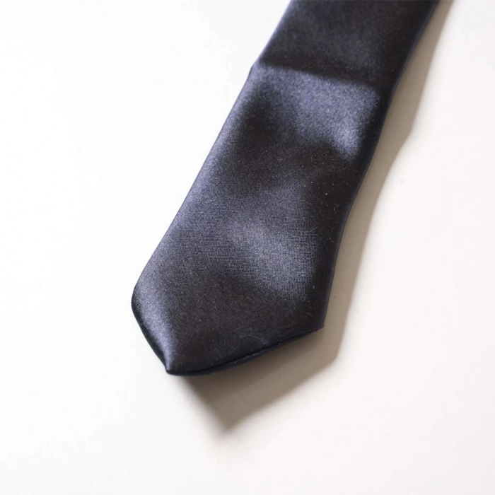 Παιδική γραβάτα για αγόρια Tie ανθρακί αγορίστικες ργαβάτες με κλιπς για αγοράκια ετών Online 3