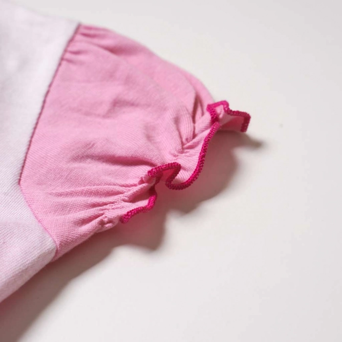 Παιδικό σετ με φούστα για κορίτσια Peppa ροζ μοντέρνα οικονομικά σετάκια καλοκαιρινά για κορίτσια ετών online 3