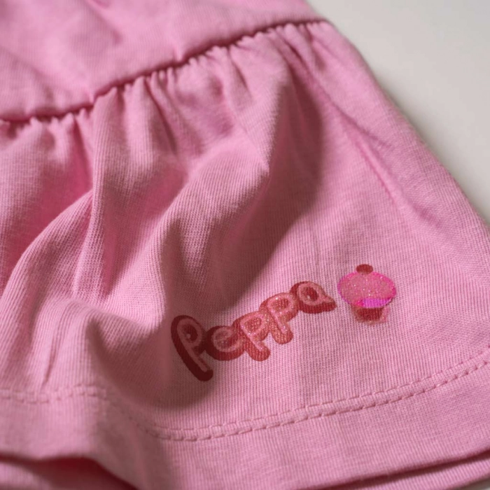 Παιδικό σετ με φούστα για κορίτσια Peppa ροζ μοντέρνα οικονομικά σετάκια καλοκαιρινά για κορίτσια ετών online 4