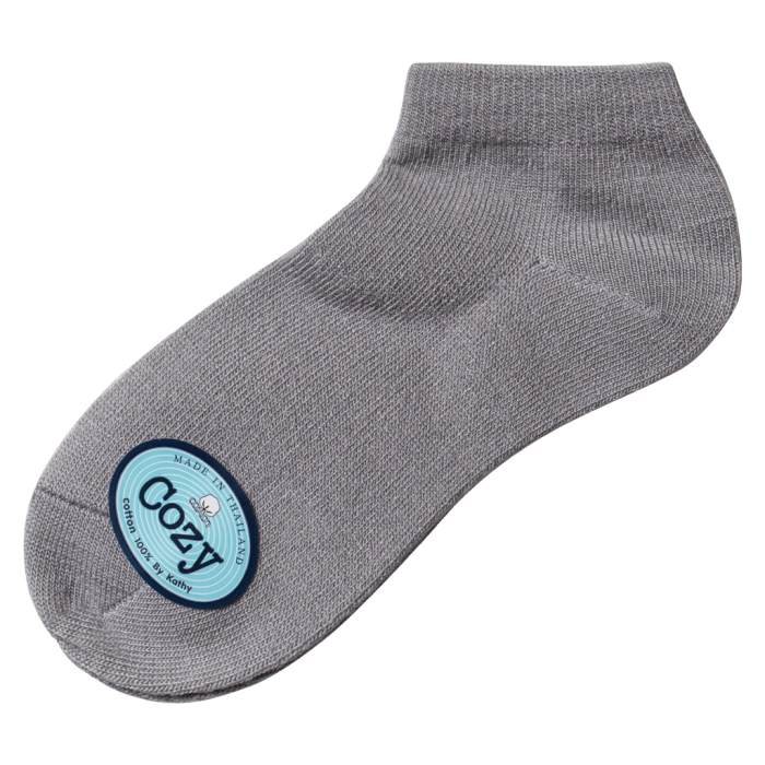 Παιδικές κάλτσες Cozy κοντές γκρι βαμβακερές κάλτσες για αγοράκια κοριτσάκια ετών Online