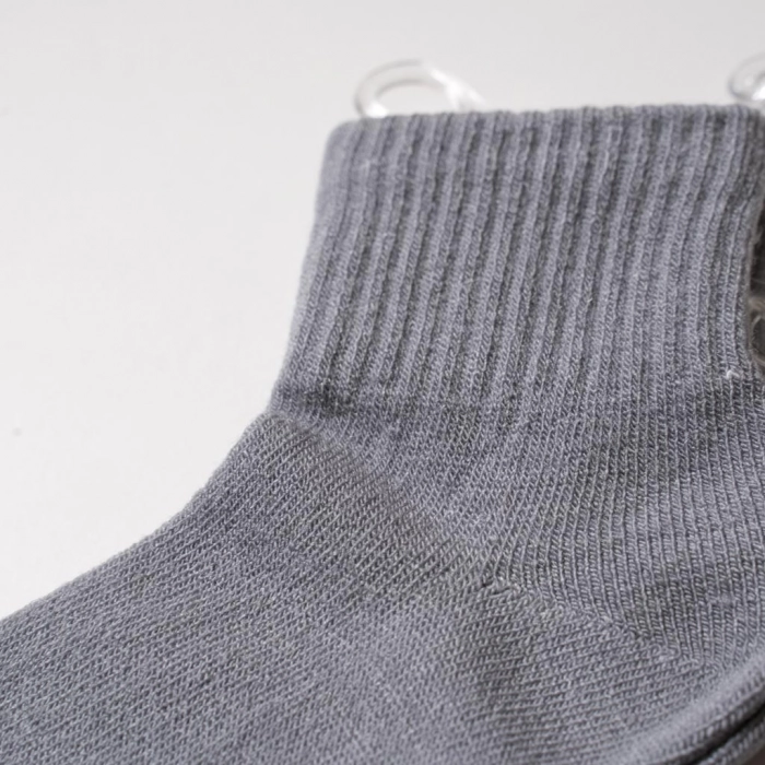 Παιδικές κάλτσες Cozy γκρι βαμβακερές κάλτσες για αγοράκια κοριτσάκια ετών Online2