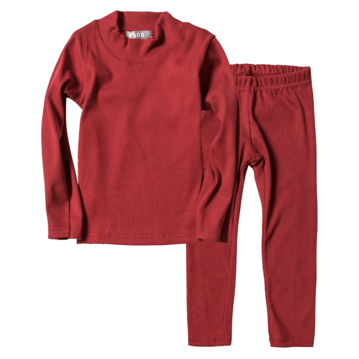 Παιδικό σετ για εκδηλώσεις κόκκινο μπλούζα παντελόνι μονόχρωμα σχολείο γιορτές παραστάσεις
