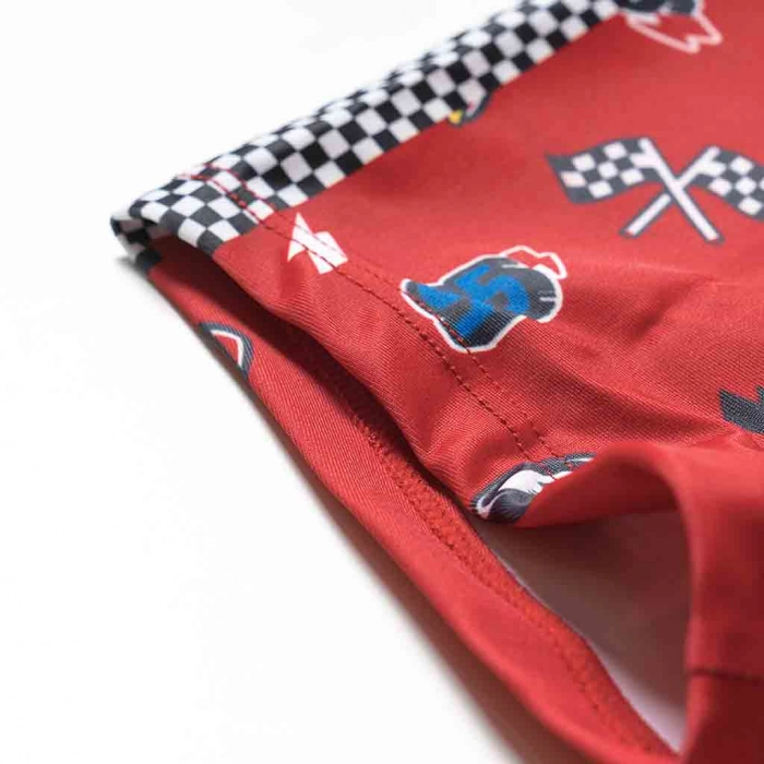 Παιδικό μαγιό για αγόρια Disney cars κόκκινο αγορίστικο McQueen καλοκαιρινό επώνυμα παιδικά ρούχα Online ετών μπατζάκι
