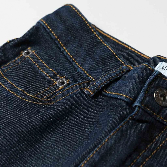 Παιδικό παντελόνι Minoti για αγόρια Skinny Dark Denim μπλε επώνυμα παιδικό ρούχο αγορίστικο μοντέρνο τσεπούλα