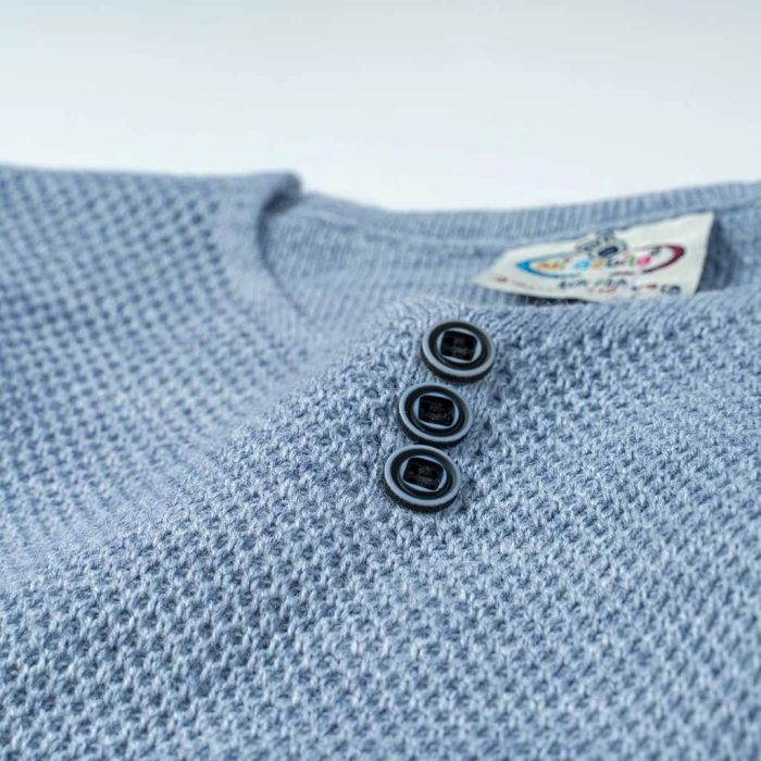Παιδική μπλούζα για αγόρια Massif Γκρι αγορίστικες μοντέρνες μπλούζες πουλόβερ 3