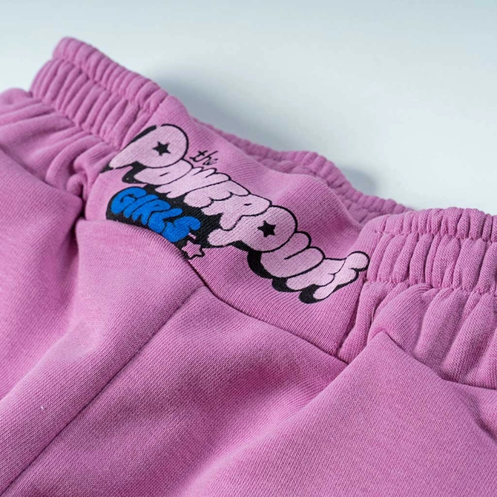 Παιδικό σετ φόρμας Emery για κορίτσια Power Puff Girls Ροζ καθημερινά κοριτσίστικα σετ φόρμας 4