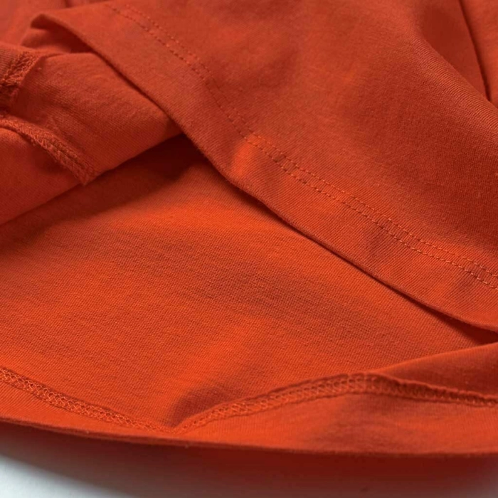 Παιδική μπλούζα US Polo για αγόρια Lines Πορτοκαλί καθημερίνα αγορίστικα επώνυμα 11