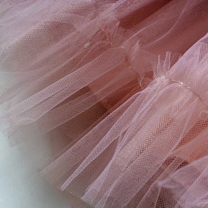Παιδικό φόρεμα για κορίτσια Bella ροζ κοριτσίστικα επίσημα εντυπωσιακά αμπιγιέ για γάμο βάφτιση 6