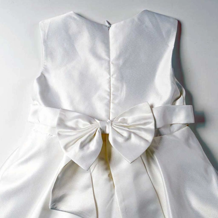 Παιδικό φόρεμα για κορίτσια Penelope λευκό κοριτσίστικα επίσημα για γάμο για βάφτιση αμπιγιέ μοντέρνα 1