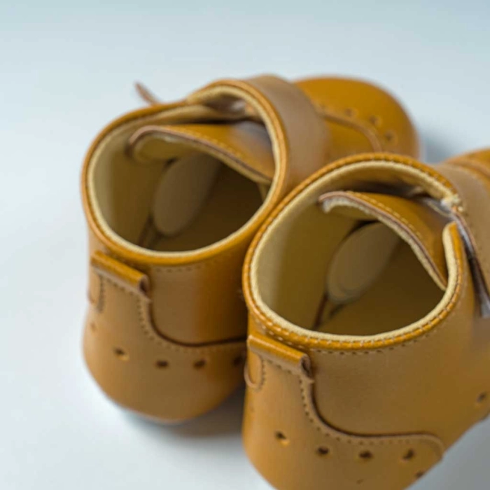 Βρεφικά παπούτσια αγκαλιάς για αγόρια BOSS camel αγορίστικα καθημερινά οικονομικά για βόλτα 2