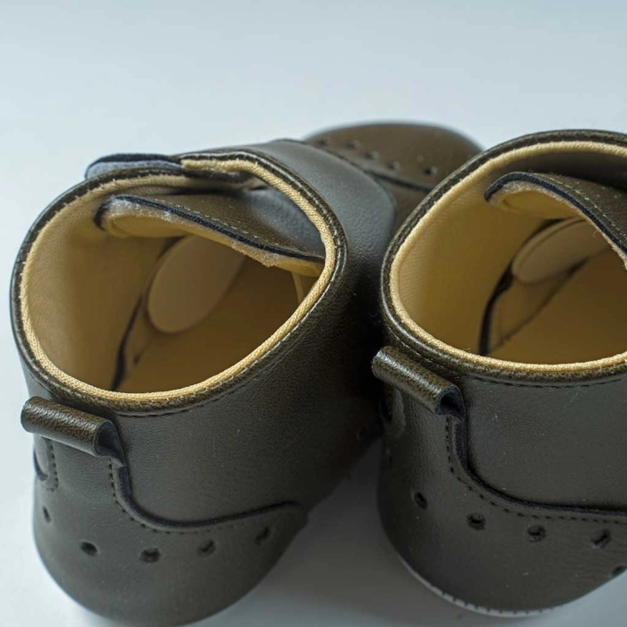 Βρεφικά παπούτσια αγκαλιάς για αγόρια BOSS λαδί αγορίστικα καθημερινά οικονομικά για βόλτα 2
