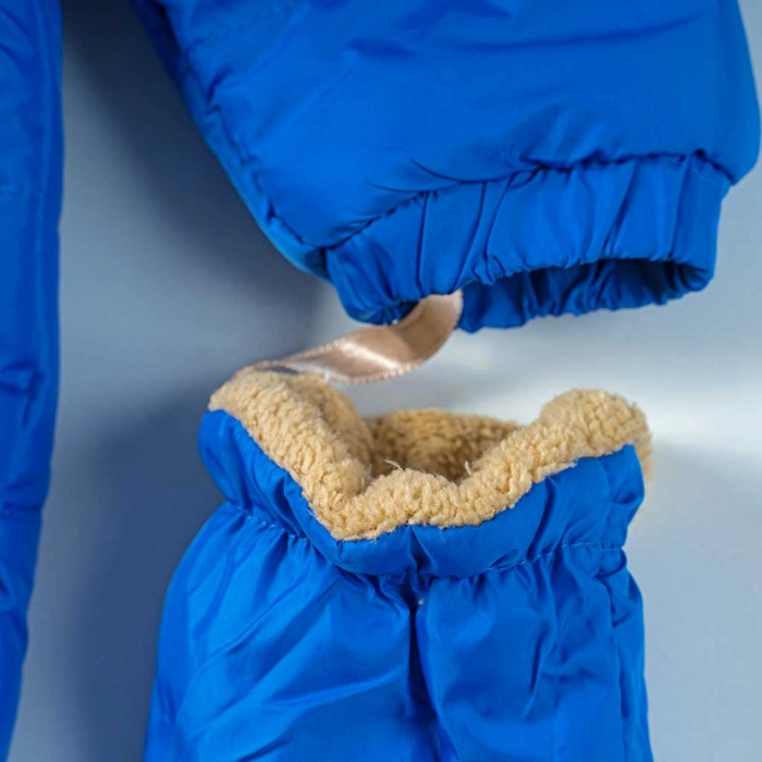 Βρεφικό φορμάκι εξόδου για αγόρια Sup Μπλε αγορίστικα ζεστά μοντέρνα χειμερινά 6