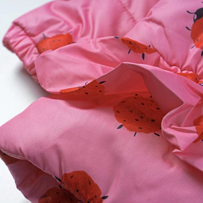 Παιδικό μπουφάν για κορίτσια Coccinella Ροζ κοριτσίστικα μοντέρνα ζεστά ποιοτικά μπουφάν 2