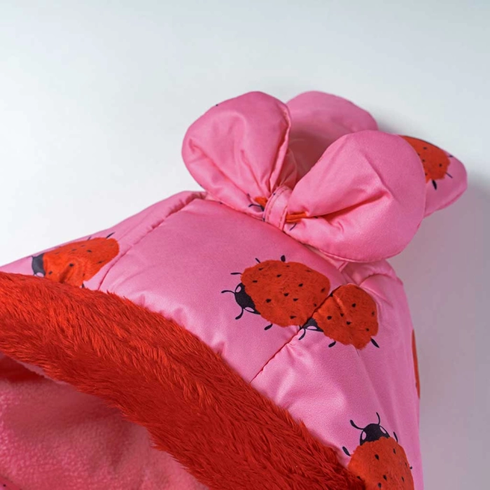 Παιδικό μπουφάν για κορίτσια Coccinella Ροζ κοριτσίστικα μοντέρνα ζεστά ποιοτικά μπουφάν 3