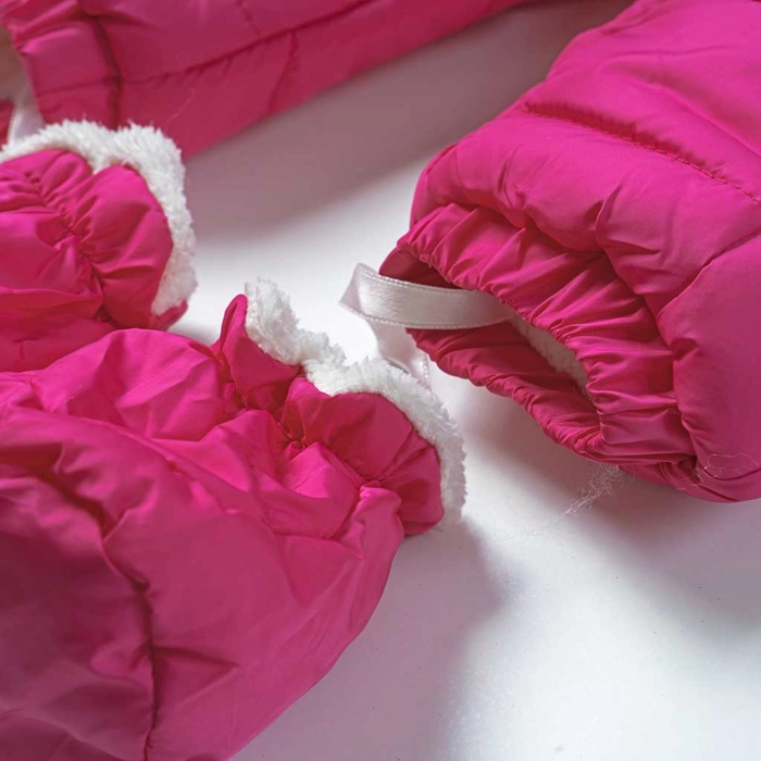 Βρεφικό φορμάκι εξόδου για κορίτσια Margaret Φούξια κοριτσίστικα ζεστά μοντέρνα χειμερινά 5