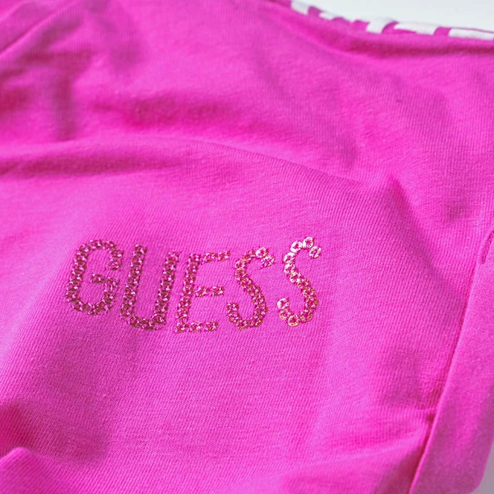 Παιδική μπλούζα GUESS για κορίτσια Love φούξια κοριτσίστικα επώνυμα μοντέρνα κλασικά casual 4