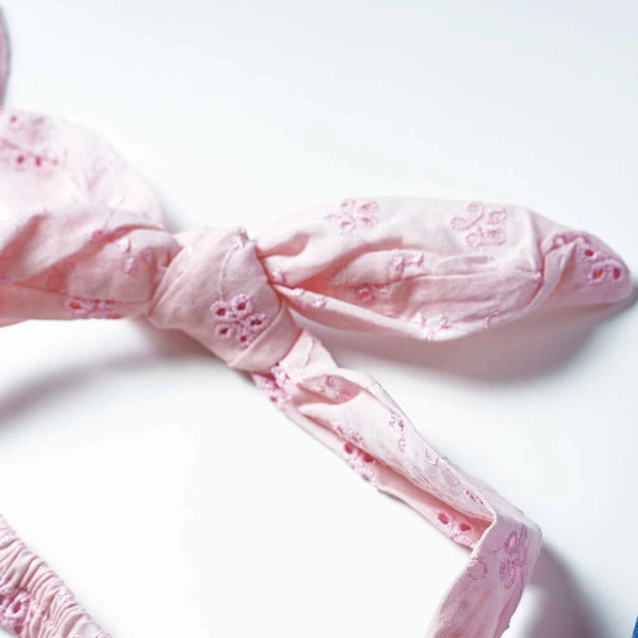 Βρεφικό σετ Εβίτα για κορίτσια Flowers ροζ καθημερινά βρεφικά σετ online 3