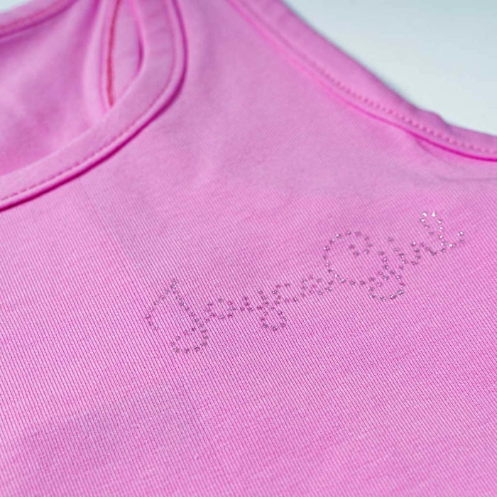 Παιδική μπλούζα Joyce για κορίτσια Basic ροζ καθημερινά κοριτσίστικα online 1