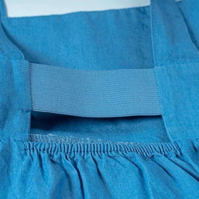 Παιδικό φόρεμα Εβίτα για κορίτσια Love delivery μπλε καθημερινά χαριτωμένα φορέματα online 4