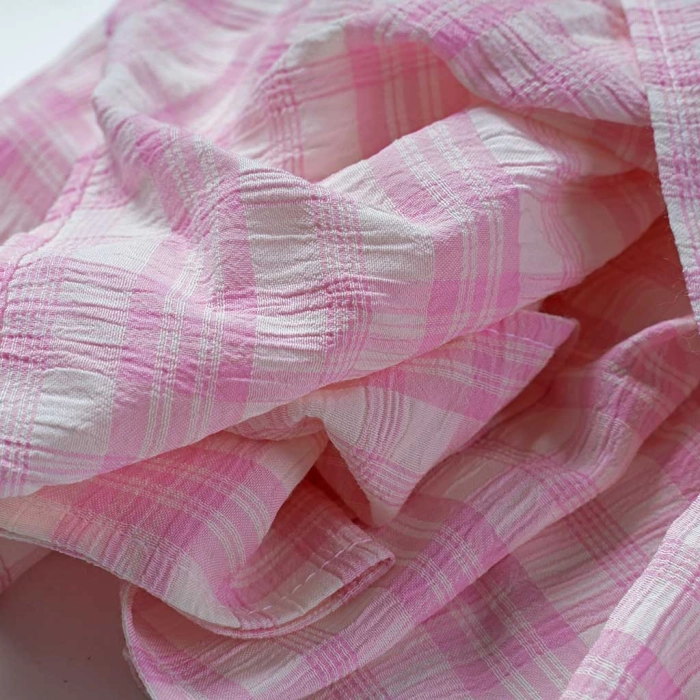 Βρεφικό φόρεμα Εβίτα για κορίτσια Lucky ροζ καθημερινά βρεφικά φορεματάκια online 4