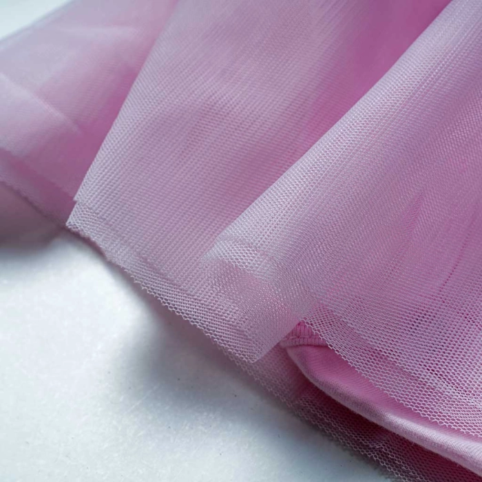 Βρεφικό φόρεμα GUESS για κορίτσια Baby girl ροζ κοριτσίστικα μοντέρνα φορέματα επώνυμα 3