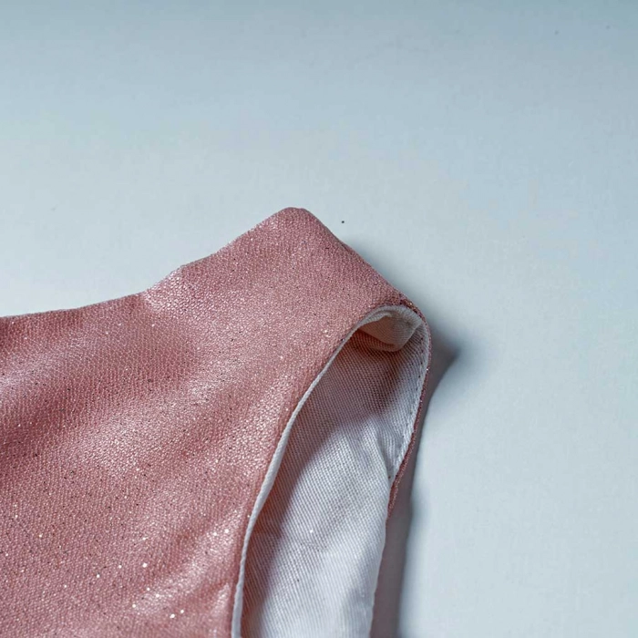 Bρεφικό φόρεμα για κορίτσια Alice ροζ αμπιγιέ γάμος βάπτιση παρανυφάκι online 4
