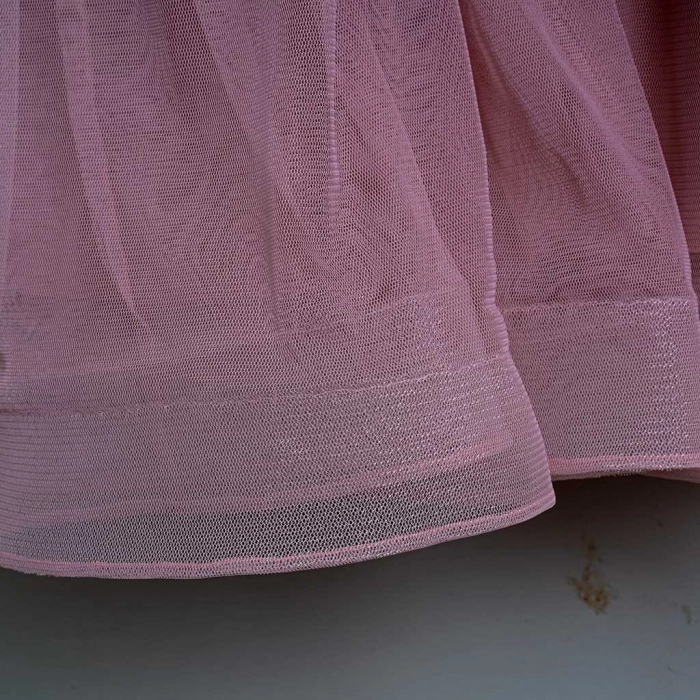 Παιδικό φόρεμα για κορίτσια Kimberly σάπιο μήλο κοριτσίστικα μονόχρωμα τούλι γάμο παρανυφάκια εκκλησία ετών (4)