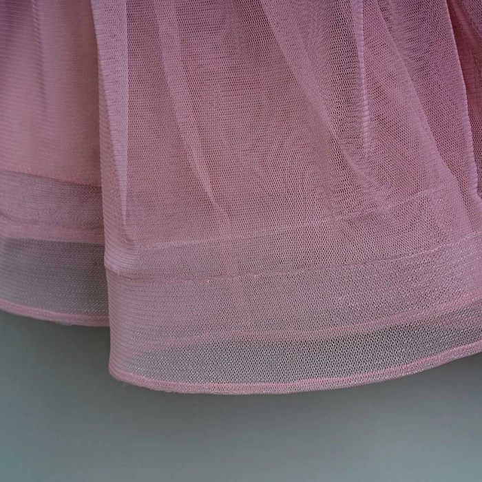 Παιδικό φόρεμα για κορίτσια Kimberly σάπιο μήλο κοριτσίστικα μονόχρωμα τούλι γάμο παρανυφάκια εκκλησία ετών (5)