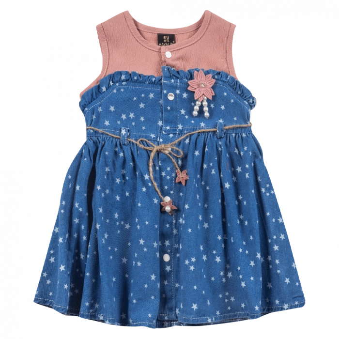 Παιδικό φόρεμα για κορίτσια Amiens μπλε (1)