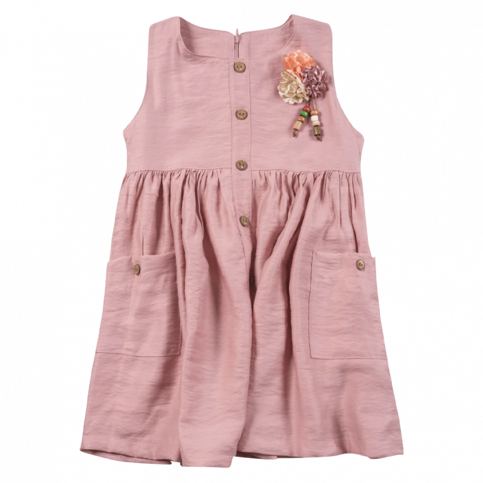 Παιδικό φόρεμα για κορίτσια Rennes σάπιο μήλο (1)