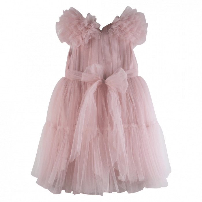 Παιδικό φόρεμα για κορίτσια Ωραιάνθη ρόζ κοριτσίστικα καλά επίσημα γάμους βαφτίσεις τούλι εντυπωσιακά online ετών (1)