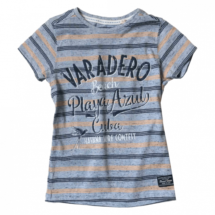 Παιδική μπλούζα E Bound για αγόρια Varadero γκρι καλοκαιρινές μπλούζες t-shirt ετών