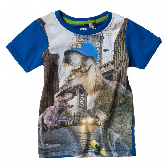 Παιδική μπλούζα E Bound για αγόρια T Rex καλοκαιρινές μπλούζες t-shirt ετών