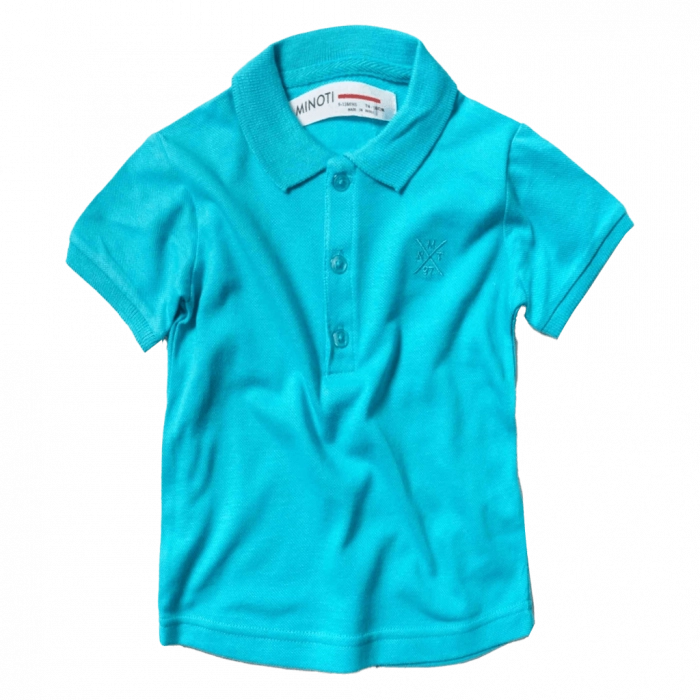 Παιδική μπλούζα Minoti για αγόρια polo γαλάζιο