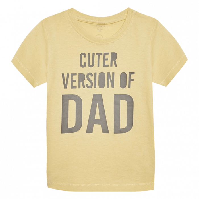 Παιδική μπλούζα Name it για αγόρια Cuter Version κίτρινο καλοκαιρινά t-shirt μπλουζάκια ετών online