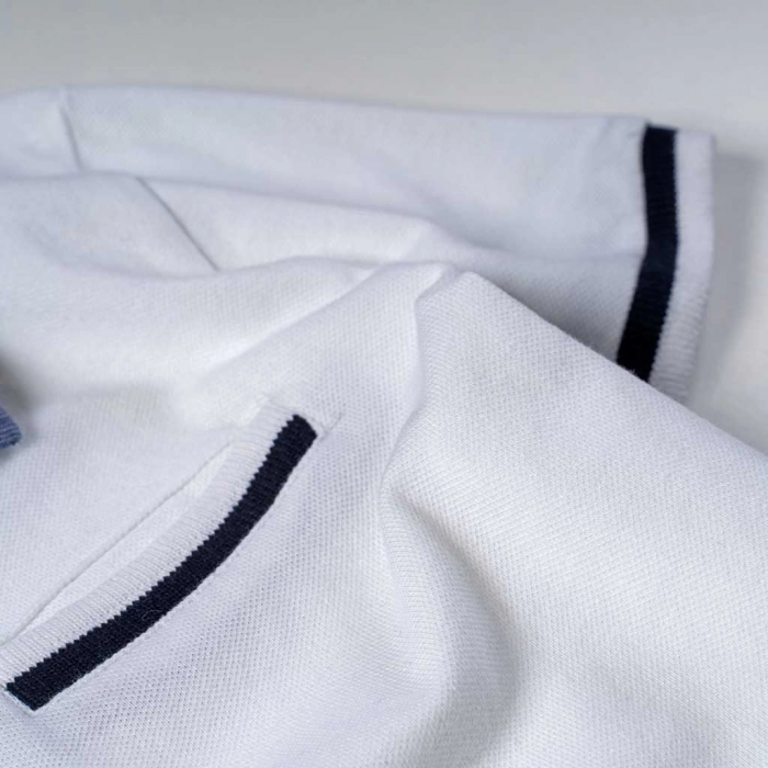 Παιδική μπλούζα Mayoral για αγόρια Nukutavake Liblanco άσπρο (4)