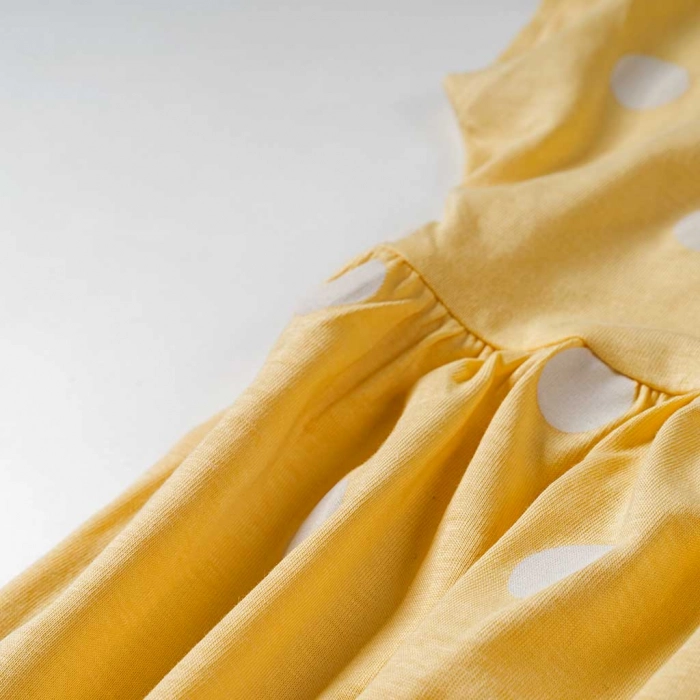 Παιδικό φόρεμα Name it για κορίτσια Helle κίτρινο 1-7 (3)